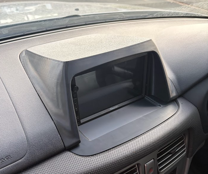 Foz Prints installed in vehicle dashboard